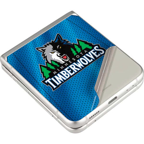 NBA Minnesota Timberwolves Jersey Galaxy Z Flip4 5G Skin
