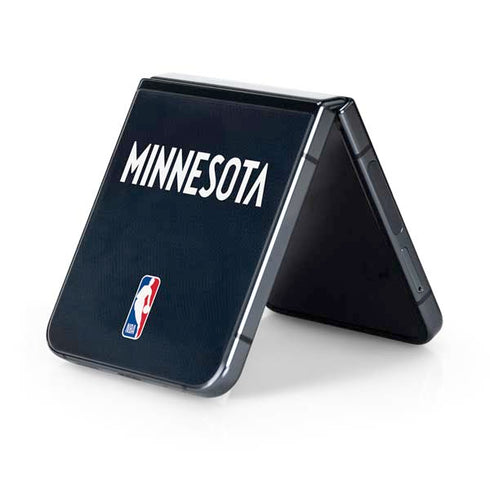 NBA Minnesota Timberwolves Jersey Galaxy Z Flip5 5G Skin