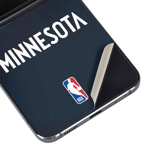NBA Minnesota Timberwolves Jersey Galaxy Z Flip5 5G Skin
