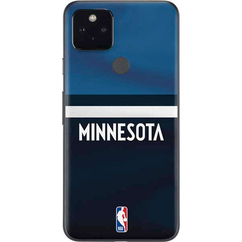 NBA Minnesota Timberwolves Jersey Google Pixel 5a Skin