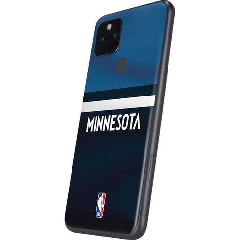NBA Minnesota Timberwolves Jersey Google Pixel 5a Skin