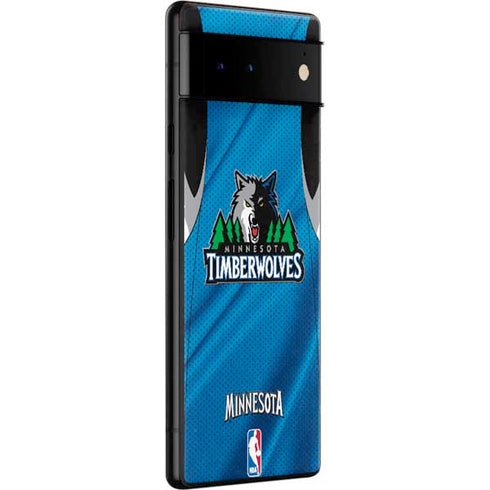 NBA Minnesota Timberwolves Jersey Google Pixel 6 Pro Skin