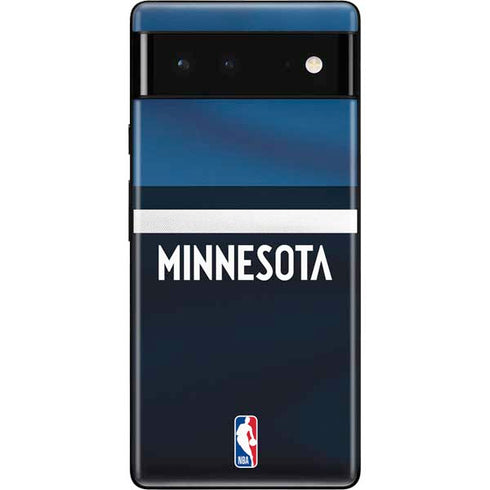 NBA Minnesota Timberwolves Jersey Google Pixel 6 Skin