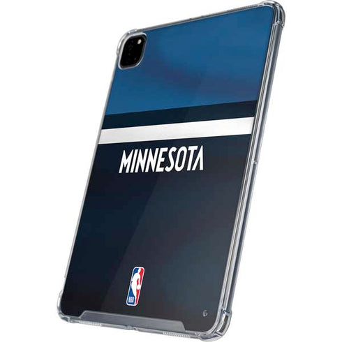 NBA Minnesota Timberwolves Jersey iPad Pro 12.9in (2020) Clear Case