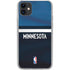 NBA Minnesota Timberwolves Jersey iPhone 11 Clear Case