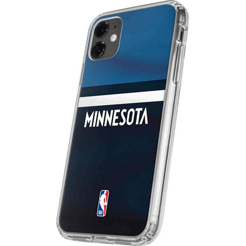 NBA Minnesota Timberwolves Jersey iPhone 11 Clear Case