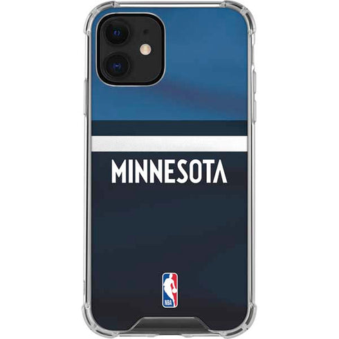 NBA Minnesota Timberwolves Jersey iPhone 12 Clear Case