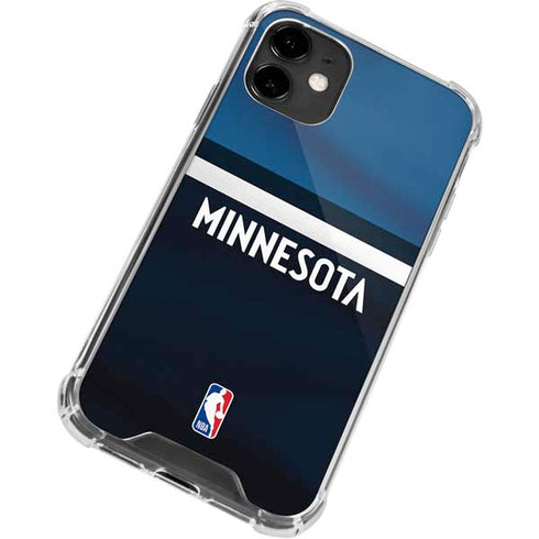 NBA Minnesota Timberwolves Jersey iPhone 12 Clear Case