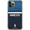 NBA Minnesota Timberwolves Jersey iPhone 12 Pro Clear Case