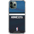 NBA Minnesota Timberwolves Jersey iPhone 12 Pro Clear Case