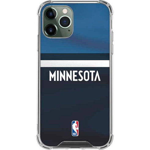 NBA Minnesota Timberwolves Jersey iPhone 12 Pro Max Clear Case