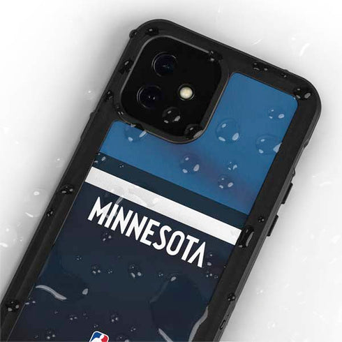 NBA Minnesota Timberwolves Jersey iPhone 12 Waterproof Case