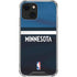NBA Minnesota Timberwolves Jersey iPhone 13 Clear Case