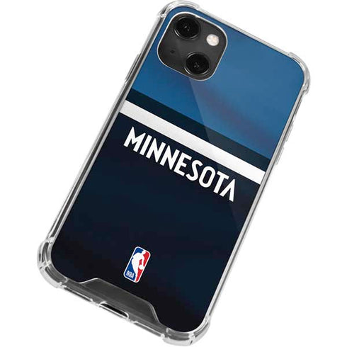 NBA Minnesota Timberwolves Jersey iPhone 13 Mini Clear Case