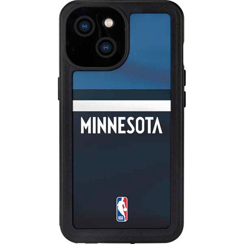 NBA Minnesota Timberwolves Jersey iPhone 13 Mini Waterproof Case