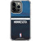 NBA Minnesota Timberwolves Jersey iPhone 13 Pro Clear Case