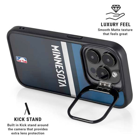NBA Minnesota Timberwolves Jersey iPhone 13 Pro Kickstand Case