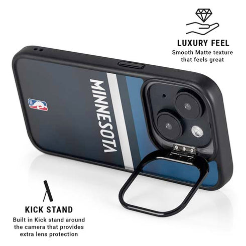 NBA Minnesota Timberwolves Jersey iPhone 14 Plus Kickstand Case