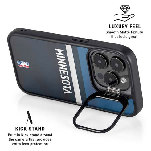 NBA Minnesota Timberwolves Jersey iPhone 14 Pro Max Kickstand Case