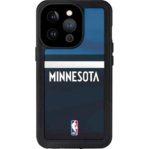 NBA Minnesota Timberwolves Jersey iPhone 14 Pro Waterproof Case