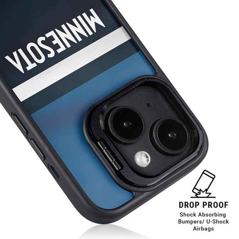 NBA Minnesota Timberwolves Jersey iPhone 15 Kickstand Case
