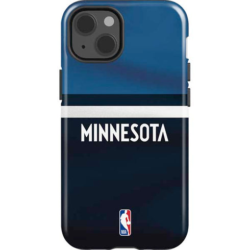 NBA Minnesota Timberwolves Jersey iPhone 15 Plus Impact Case