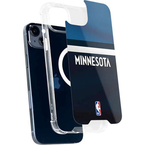 NBA Minnesota Timberwolves Jersey iPhone 15 Plus MagSafe Case