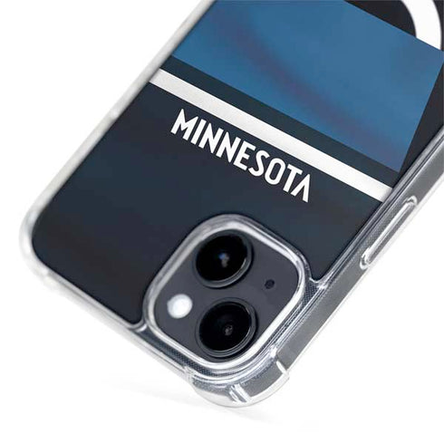 NBA Minnesota Timberwolves Jersey iPhone 15 Plus MagSafe Case