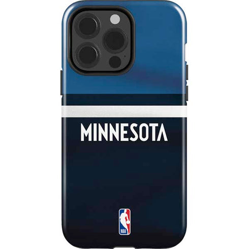 NBA Minnesota Timberwolves Jersey iPhone 15 Pro Impact Case