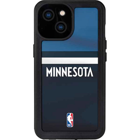 NBA Minnesota Timberwolves Jersey iPhone 15 Waterproof Case