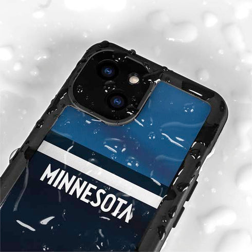 NBA Minnesota Timberwolves Jersey iPhone 15 Waterproof Case