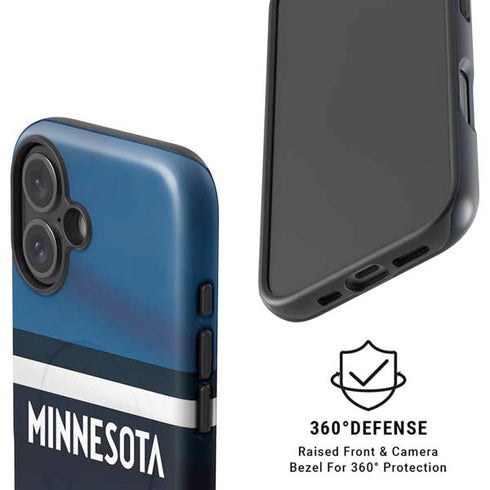 NBA Minnesota Timberwolves Jersey iPhone 16 Magsafe Impact Case