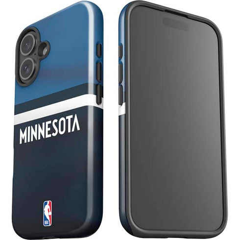 NBA Minnesota Timberwolves Jersey iPhone 16 Plus Impact Case
