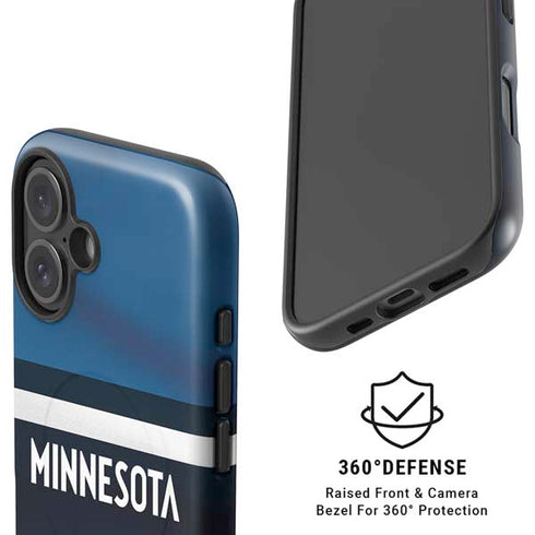 NBA Minnesota Timberwolves Jersey iPhone 16 Plus Magsafe Impact Case
