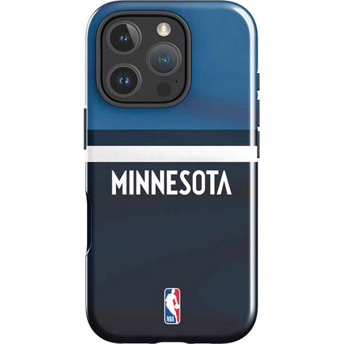 NBA Minnesota Timberwolves Jersey iPhone 16 Pro Impact Case