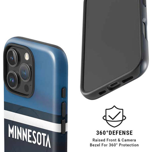 NBA Minnesota Timberwolves Jersey iPhone 16 Pro Max Magsafe Impact Case