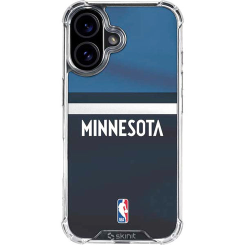 NBA Minnesota Timberwolves Jersey iPhone 17 Clear Case