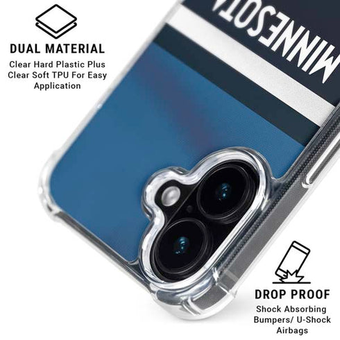 NBA Minnesota Timberwolves Jersey iPhone 17 Clear Case