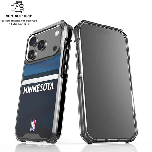 NBA Minnesota Timberwolves Jersey iPhone 18 Pro Clear Case