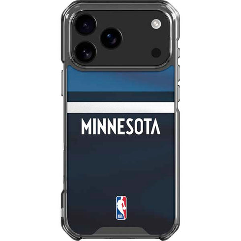 NBA Minnesota Timberwolves Jersey iPhone 18 Pro Max Clear Case