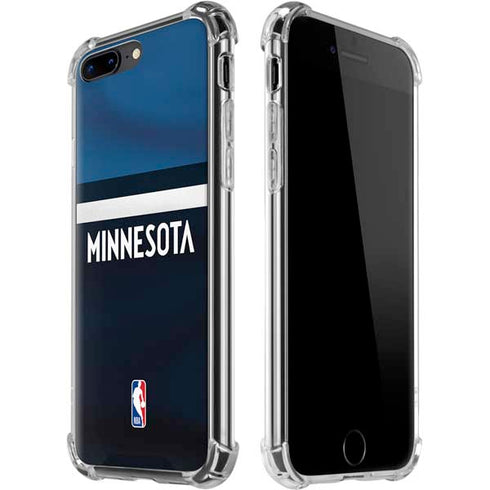 NBA Minnesota Timberwolves Jersey iPhone 7/8 Plus Clear Case