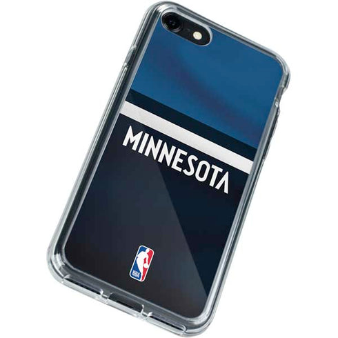 NBA Minnesota Timberwolves Jersey iPhone SE (2nd & 3rd Gen) Clear Case
