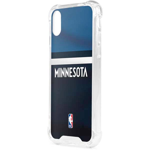 NBA Minnesota Timberwolves Jersey iPhone XS Clear Case