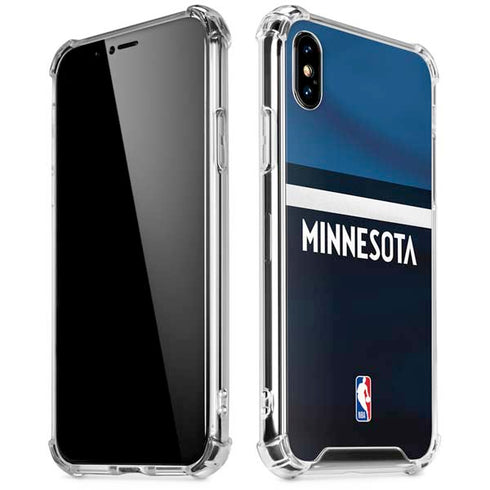 NBA Minnesota Timberwolves Jersey iPhone XS Max Clear Case
