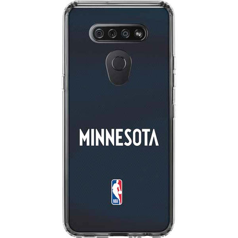 NBA Minnesota Timberwolves Jersey LG K51/Q51 Clear Case