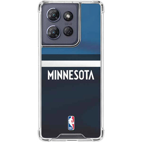 NBA Minnesota Timberwolves Jersey Moto G Play 5G (2025) Clear Case