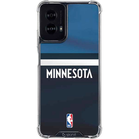 NBA Minnesota Timberwolves Jersey Moto G Power 5G (2024) Clear Case