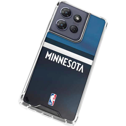 NBA Minnesota Timberwolves Jersey Moto G Stylus 5G (2025) Clear Case