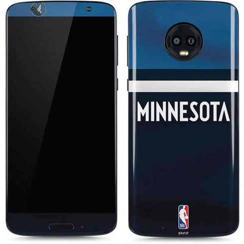 NBA Minnesota Timberwolves Jersey Moto G6 Skin