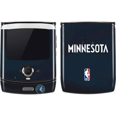 NBA Minnesota Timberwolves Jersey Motorola RAZR Skin